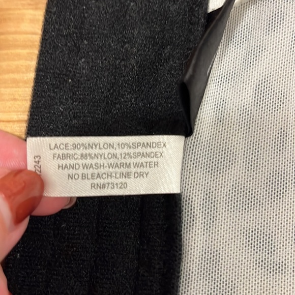 FREDERIKS CORSET Animal print blk lacy inserts women - Picture 10 of 11